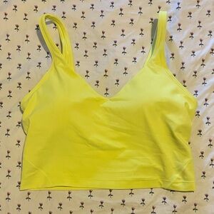 Lululemon Align Tank in Neon Yellow